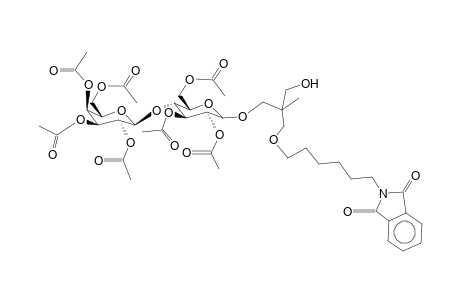 [3-Hydroxy-2-methyl-2-(6-phthalimidohexyloxymethyl)-propyl]-hepta-O-acetyl-b-lactoside
