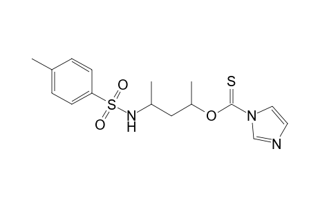 O-{1-Methyl-3-[(p-tolylsulfonyl)amino]butyl} 1H-imidazole-1-carbothioate