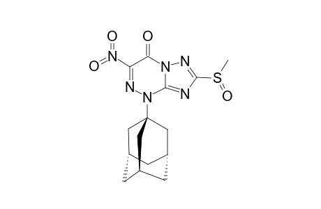 7-METHYLSULFINYL-1-ADAMANTYL-3-NITRO-1,4-DIHYDRO-1,2,4-TRIAZOLO-[5.1-C]-1,2,4-TRIAZIN-4-ONE