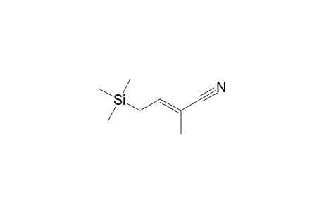 (E)-2-Methyl-4-trimethylsilanyl-but-2-enenitrile