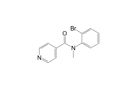 N-(2-Bromophenyl)-N-methyl-4-pyridinecarboxamide