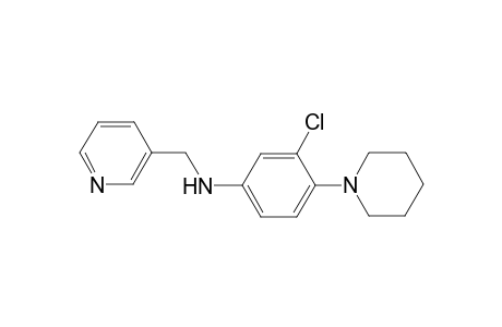 (3-chloro-4-piperidin-1-yl-phenyl)-pyridin-3-ylmethyl-amine