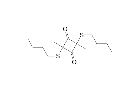 2,4-bis(butylsulfanyl)-2,4-dimethyl-cyclobutane-1,3-dione