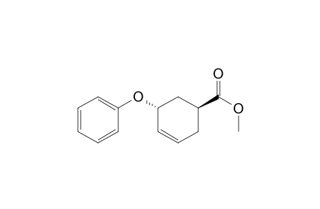 3-Cyclohexene-1-carboxylic acid, 5-phenoxy-, methyl ester, trans-