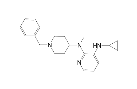 1-Benzyl-4-[N-methyl-N-(3-cyclopropylamino)-2-pyridinyl)amino]piperidine