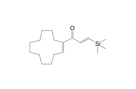 (E)-1-(1-Cyclododecenyl)-3-trimethylsilyl-2-propen-1-one