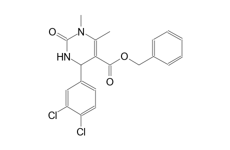 benzyl 4-(3,4-dichlorophenyl)-1,6-dimethyl-2-oxo-1,2,3,4-tetrahydro-5-pyrimidinecarboxylate