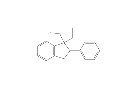 1,1-Diethyl-2,3-dihydro-2-phenyl-1H-indene