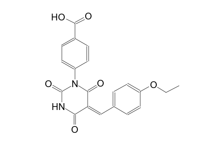 4-((5Z)-5-(4-ethoxybenzylidene)-2,4,6-trioxotetrahydro-1(2H)-pyrimidinyl)benzoic acid