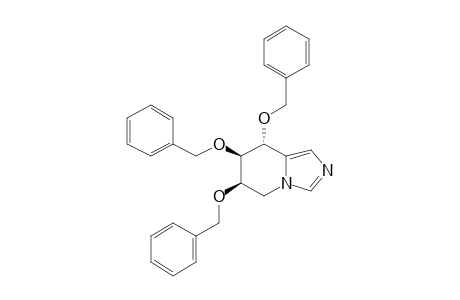 (6R,7R,8R)-6,7,8-TRIS-(BENZYLOXY)-5,6,7,8-TETRAHYDROIMIDAZO-[1,5-A]-PYRIDINE