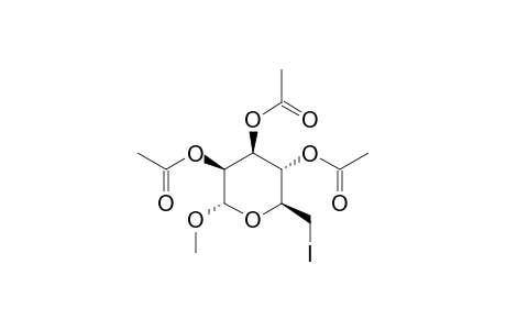 acetic acid [(2S,3S,4S,5S,6S)-3,5-diacetoxy-2-(iodomethyl)-6-methoxy-tetrahydropyran-4-yl] ester