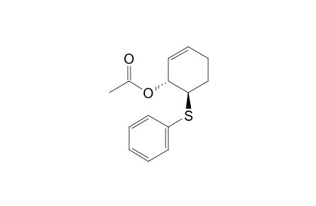 rel-(3R,4R)-3-Acetoxy-4-phenylthio-1-cyclohexene