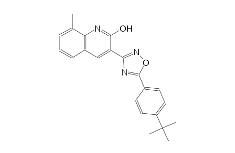 3-[5-(4-tert-butylphenyl)-1,2,4-oxadiazol-3-yl]-8-methyl-2-quinolinol