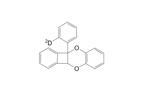 4b-O-deuterophenyl)-4b,10a-dihydrobenzocyclobutadieno(5,6-b)-1,4-benzodioxan