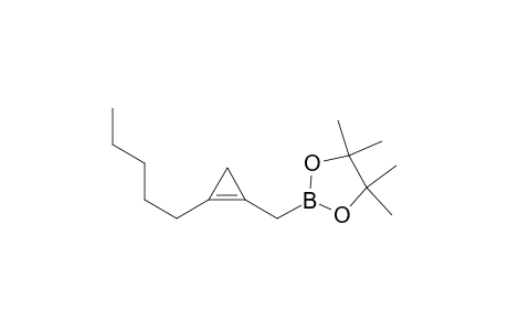 4,4,5,5-tetramethyl-2-((2-pentylcycloprop-1-en-1-yl)methyl)-1,3,2-dioxaborolane