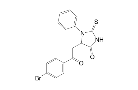 1-Phenyl-5-[2-(4-bromophenyl)-2-oxoethyl]-2-thioxo-4-oxoimidazolidine