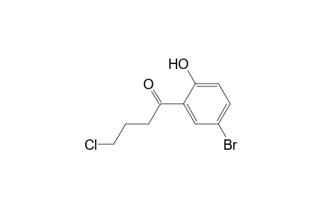 1-Butanone, 1-(5-bromo-2-hydroxyphenyl)-4-chloro-