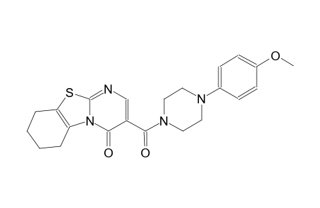 4H-pyrimido[2,1-b]benzothiazol-4-one, 6,7,8,9-tetrahydro-3-[[4-(4-methoxyphenyl)-1-piperazinyl]carbonyl]-