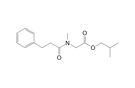 Sarcosine, N-(3-phenylpropionyl)-, isobutyl ester