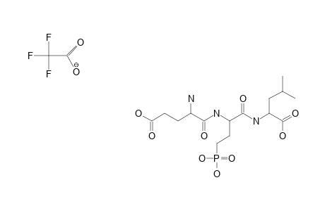 CF3CO2H.H-GLU-ABU(PO3HE2)-LEU-OH;GLUTAMYL-4-(PHOSPHONO)-2-AMINOBUTANOYLLEUCINE-TRIFLUOROACETATE