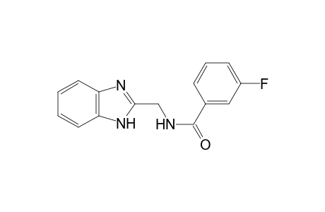 Benzamide, N-(1H-1,3-benzimidazol-2-ylmethyl)-3-fluoro-