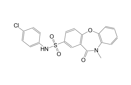 dibenzo[b,f][1,4]oxazepine-2-sulfonamide, N-(4-chlorophenyl)-10,11-dihydro-10-methyl-11-oxo-