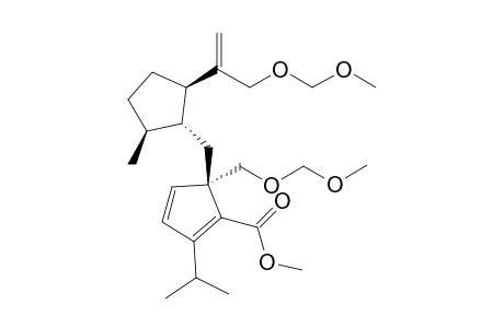 (5S,1'R,2'R,5'R)-Methyl 2-Isopropyl-5-methoxymethoxymethyl-5-[2'-(1"-methoxymethoxymethylvinyl)-5'-methylcyclopentylmethyl]cyclopenta-1,3-diencarboxylate