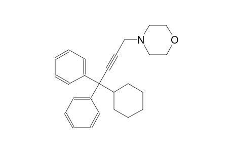 4-(4-cyclohexyl-4,4-diphenyl-2-butynyl)morpholine