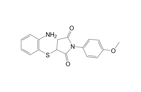 2-[(o-aminophenyl)thio]-N-(p-methoxyphenyl)succinimide