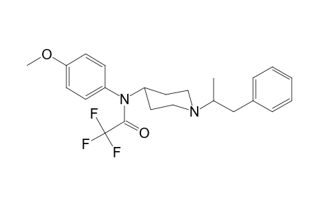N-4-Methoxyphenyl-N-[1-(1-phenylpropan-2-yl)piperidin-4-yl]trifluoroacetamide