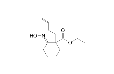 (E)-2-(3-Butenyl)-2-carbethoxycyclohexanone oxime