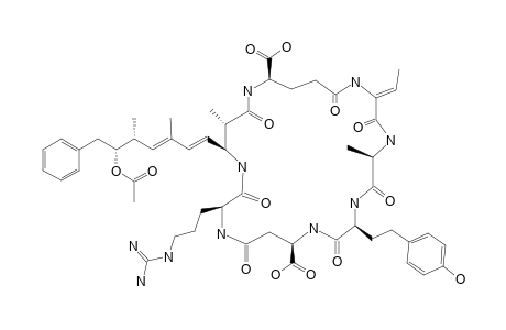 [ASPARTYL-(9-ACETOXY-3-AMINO-10-PHENYL-2,6,8-TRIMETHYLDECA-4,6-DIENOIC-ACID)-DEHYDROBUTYRINE-(2-AMINO-2-BUTENOIC-ACID)]-MICROCYSTIN-HTYR