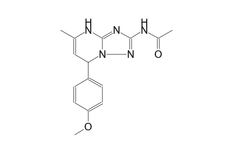 N-[7-(4-methoxyphenyl)-5-methyl-4,7-dihydro[1,2,4]triazolo[1,5-a]pyrimidin-2-yl]acetamide