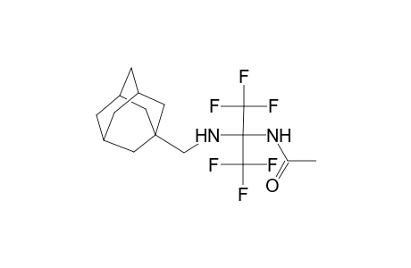 acetamide, N-[2,2,2-trifluoro-1-[(tricyclo[3.3.1.1~3,7~]dec-1-ylmethyl)amino]-1-(trifluoromethyl)ethyl]-