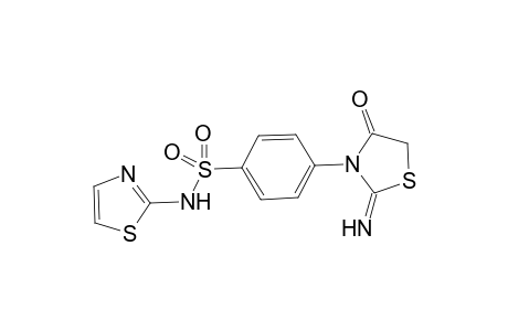 4-(2-Imino-4-oxothiazolidin-3-yl)-N-(thiazol-2-yl)-benzenesulfonamide