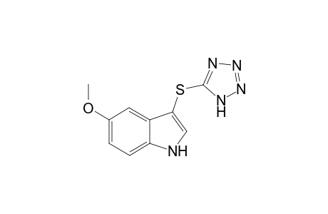 3-((1H-Tetrazol-5-yl)thio)-5-methoxy-1H-indole