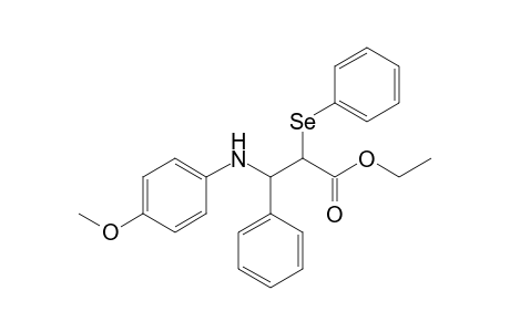 Ethyl 3-[(4-methoxyphenyl)amino]-2-(phenylseleno)-3-(phenyl)propanoate