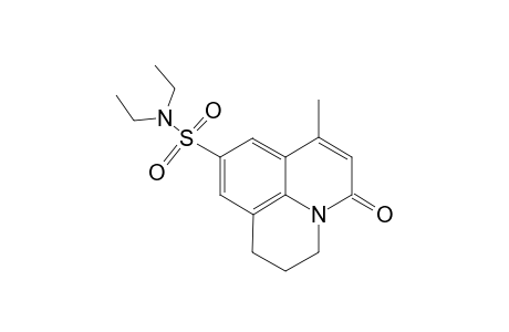 1H,5H-Benzo[ij]quinolizine-9-sulfonamide, N,N-diethyl-2,3-dihydro-7-methyl-5-oxo-
