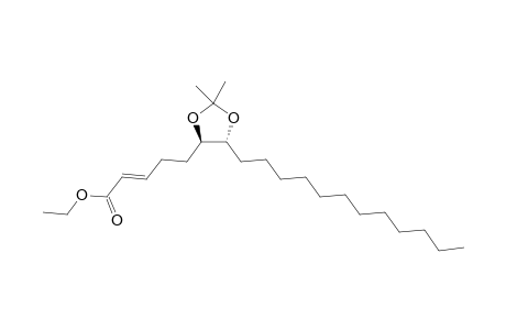 Ethyl (6R,7R)-6,7-Diol-6,7-O-isopropylidene-2-nonadecenoate