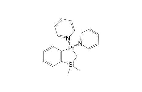 CIS-PT(CH2SIME2-2-C6H4)(PY)2;CIS-BIS-(PYRIDINE)-1-PLATINA-3-SILAINDANE