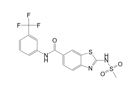 6-benzothiazolecarboxamide, 2-[(methylsulfonyl)amino]-N-[3-(trifluoromethyl)phenyl]-