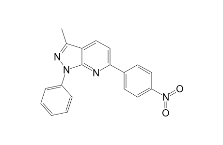 3-methyl-6-(4-nitrophenyl)-1-phenyl-pyrazolo[3,4-b]pyridine