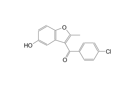 (4-chlorophenyl)(5-hydroxy-2-methyl-1-benzofuran-3-yl)methanone