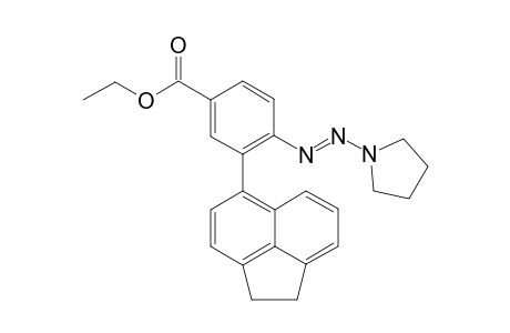 Ethyl (E)-3-(1,2-dihydroacenaphthylen-5-yl)-4-(pyrrolidin-1-yldiazenyl)benzoate