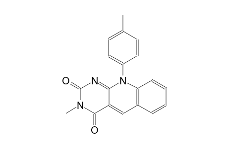 pyrimido[4,5-b]quinoline-2,4(3H,10H)-dione, 3-methyl-10-(4-methylphenyl)-
