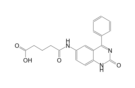 pentanoic acid, 5-[(1,2-dihydro-2-oxo-4-phenyl-6-quinazolinyl)amino]-5-oxo-