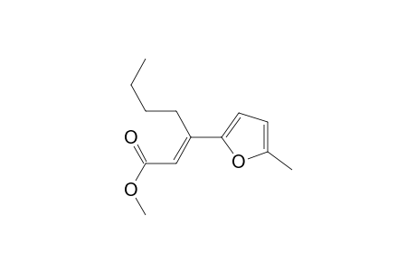 Methyl (2E)-3-(5-methylfuran-2-yl)hept-2-enoate