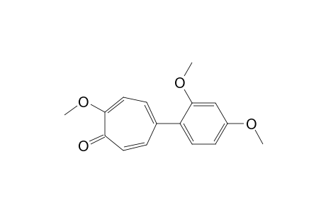 5-(2',4'-Dimethoxyphenyl)-2-methoxycyclohepta-2,4,6-trien-1-one