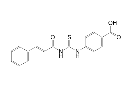 4-[({[(2E)-3-phenyl-2-propenoyl]amino}carbothioyl)amino]benzoic acid