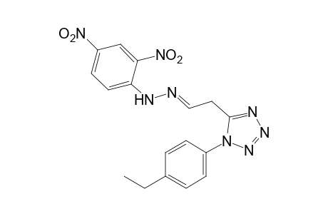1-(p-ethylphenyl)-1H-tetrazole-5-acetaldehyde, (2,4-dinitrophenyl)hydrazone